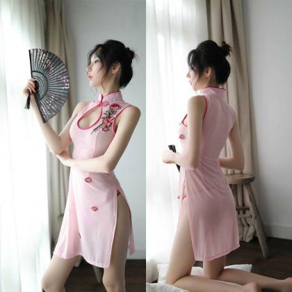 Sexy Women Lingerie Lace Dress Cheongsam Underwear..