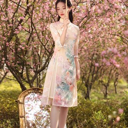 Summer Young Women Elegant Retro Chinese Tide..
