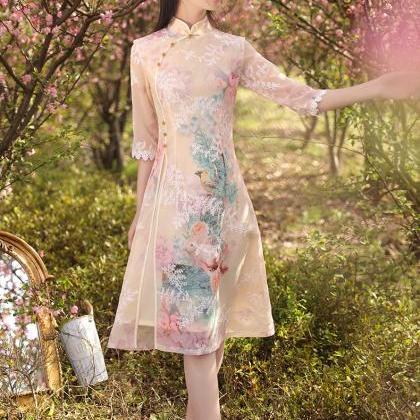 Summer Young Women Elegant Retro Chinese Tide..