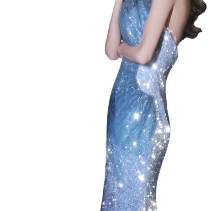 Banquet Evening Clubbing Sequin Tube Top Starry..