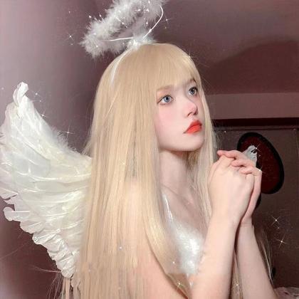 Daily Wigs Long Full Headgear Japanese Lolita Long..