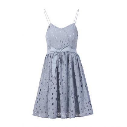 Sweetie Charm Attractive Chic Lady Sleeveless Lace..