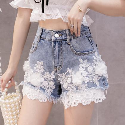 Summer Hot Chic Women Embroidered 3..