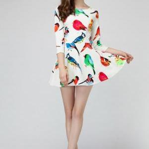 Spring Fashion Women Elegant Fresh Shape Colorful..