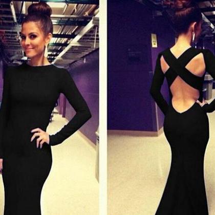 Women Long Sleeve Prom Ball Cocktail Party Dress..