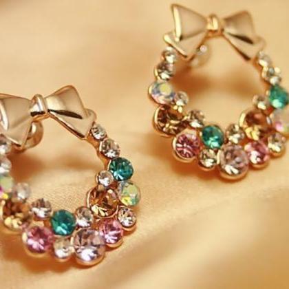 Fashion Jewelry Women Colorful Crystal Rhinestone..