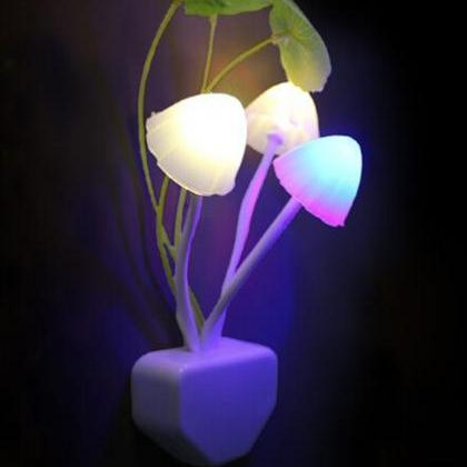 Colorful Romantic LED Mushroom Nigh..