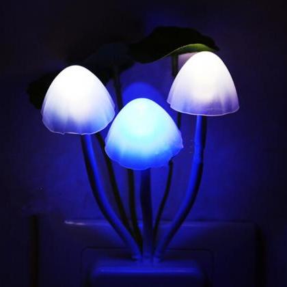 Colorful Romantic LED Mushroom Nigh..