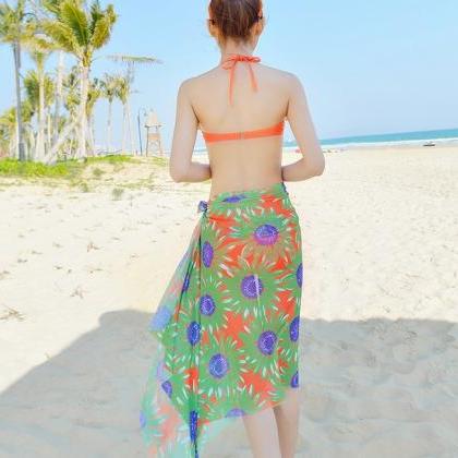 Pleasures Sunflower Sun Flower Triangle Bikini..