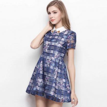 New Women Small Attractive Floral D..