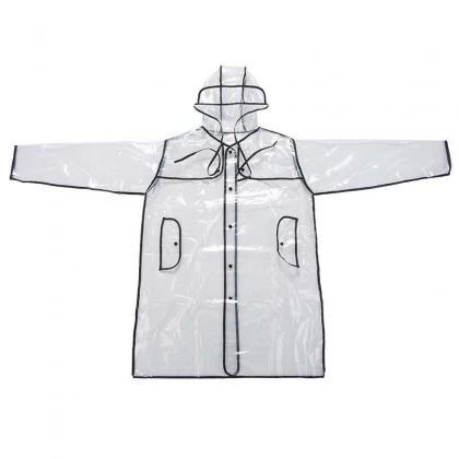 Women Waterproof Jacket Transparent Raincoat Girl..