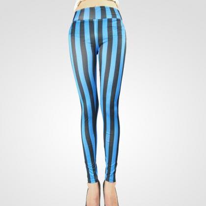 Red And White Vertical Stripes Srripe Mime Spandex..