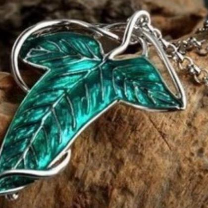 Lord Of The Rings Leaf The Elven Brooch Fellowship..